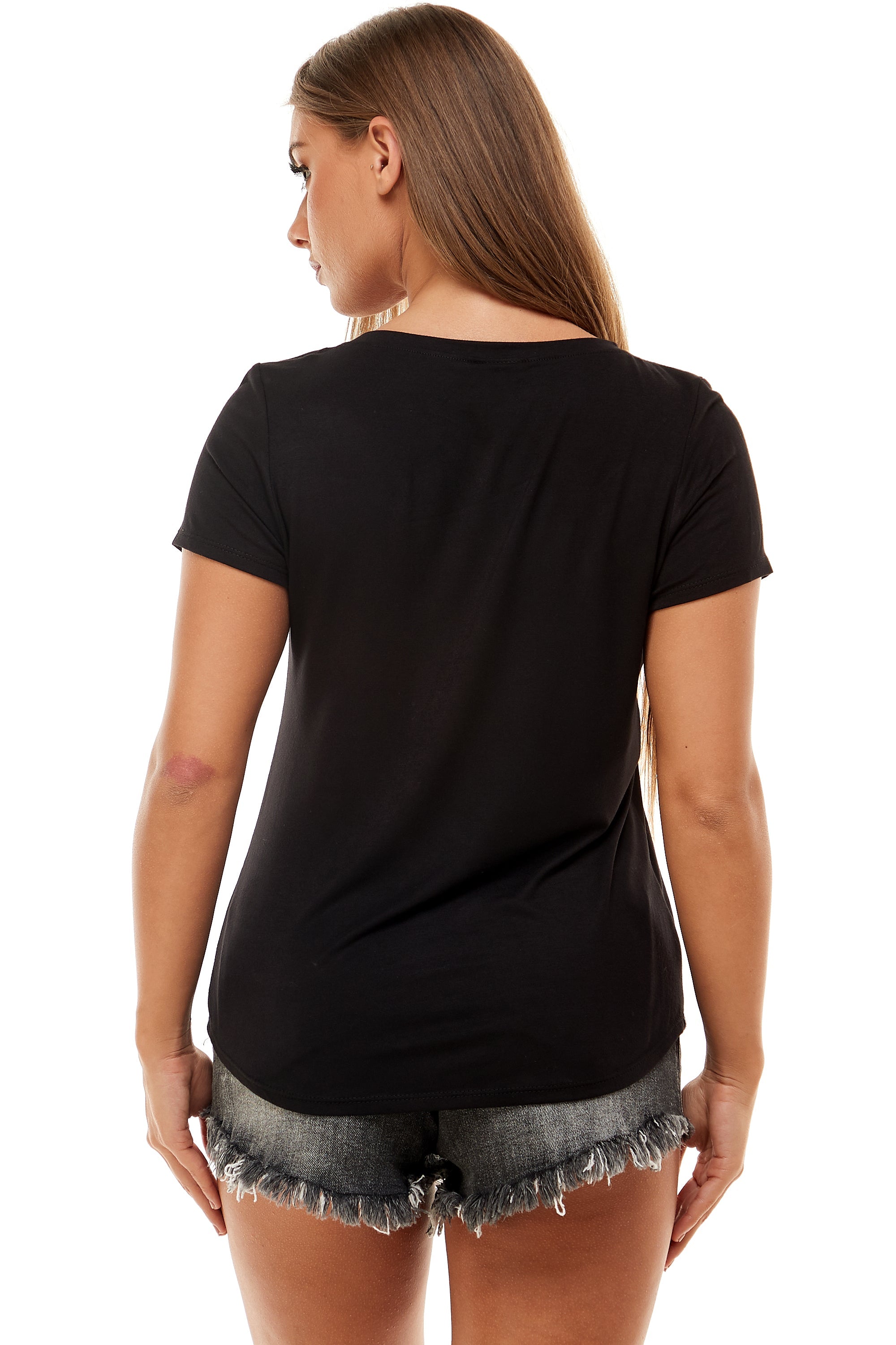 THELMA AND LOUISE SHORT SLEEVE V NECK~ LOUISE-4