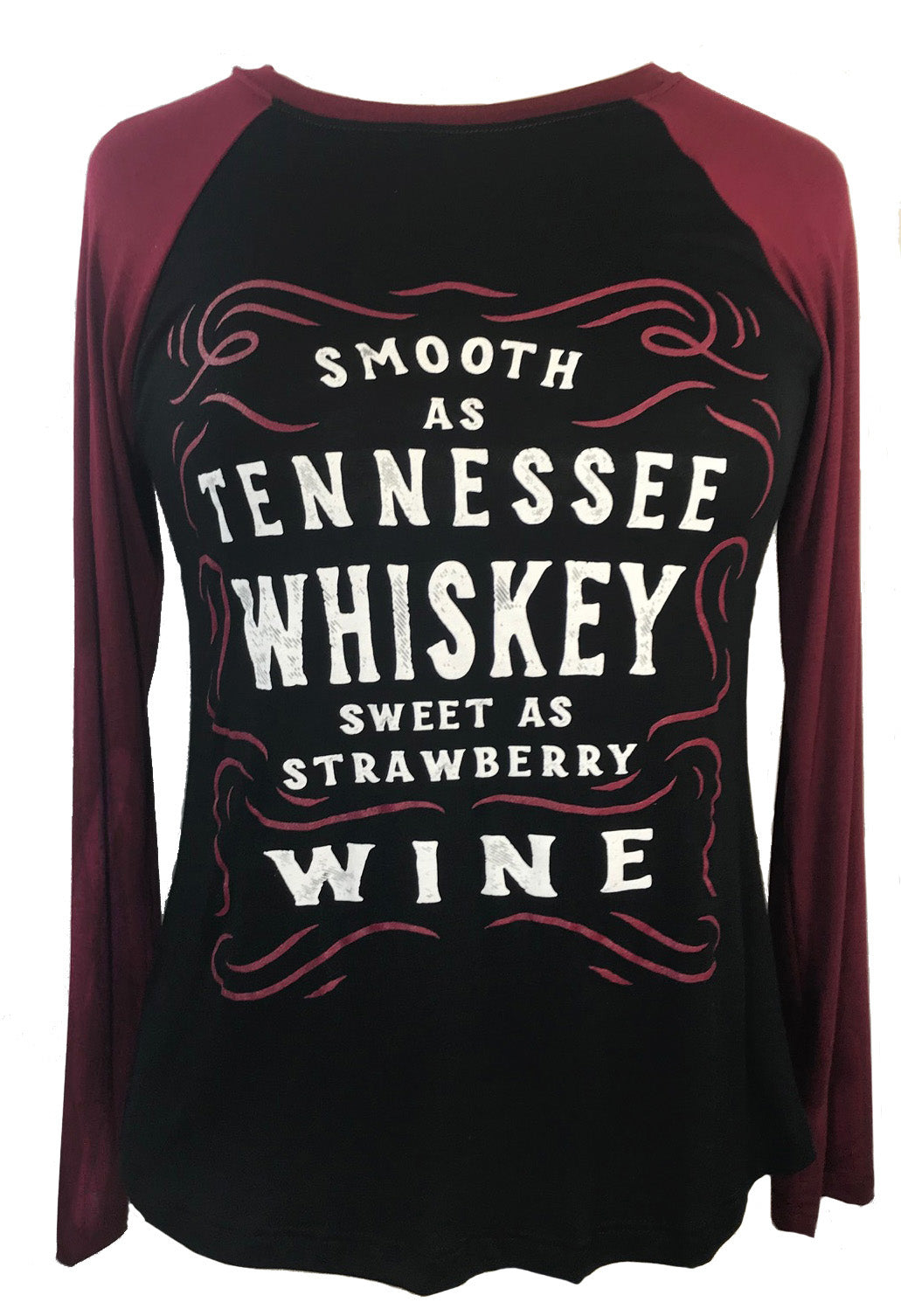 SMOOTH AS TENNESSEE WHISKEY LONG SLEEVE RAGLAN-4