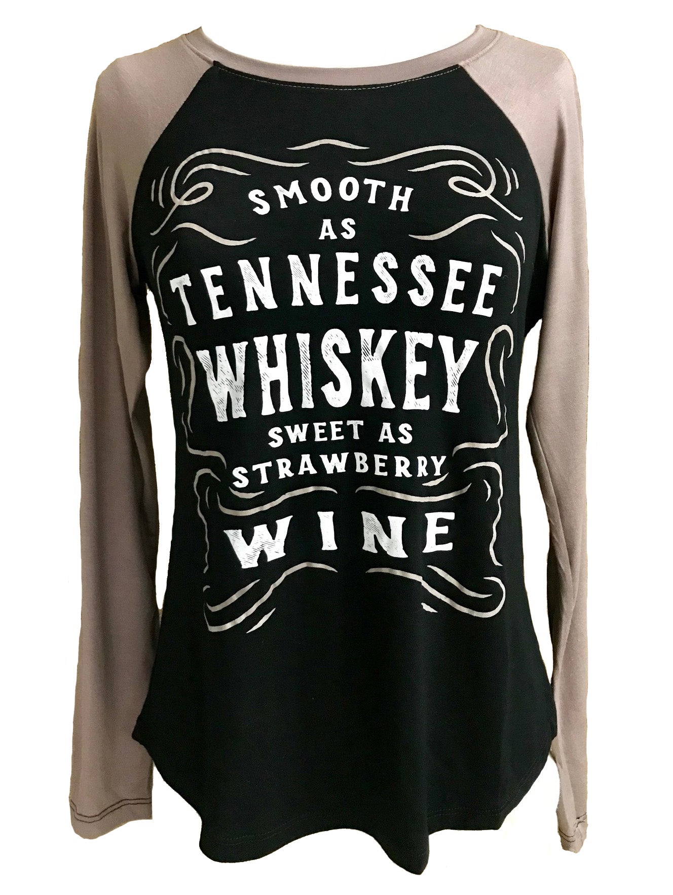 SMOOTH AS TENNESSEE WHISKEY LONG SLEEVE RAGLAN-3